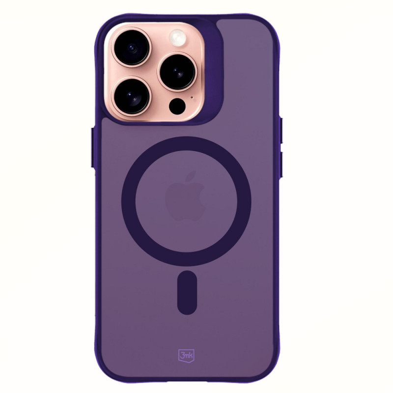 3MK Smoke MagCase pre Apple iPhone 16 Pro Max, fialové