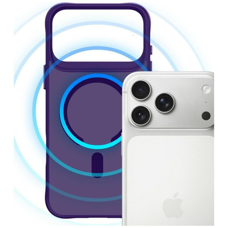 3MK Smoke MagCase pre Apple iPhone 17 Pro, fialové
