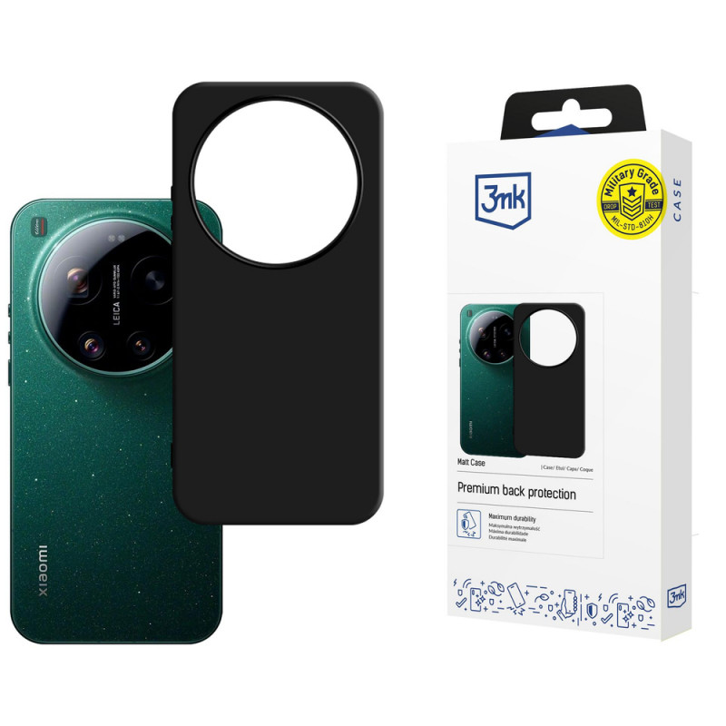 Puzdro na smartphone 3MK Matt Case Xiaomi 17 Ultra, čierne