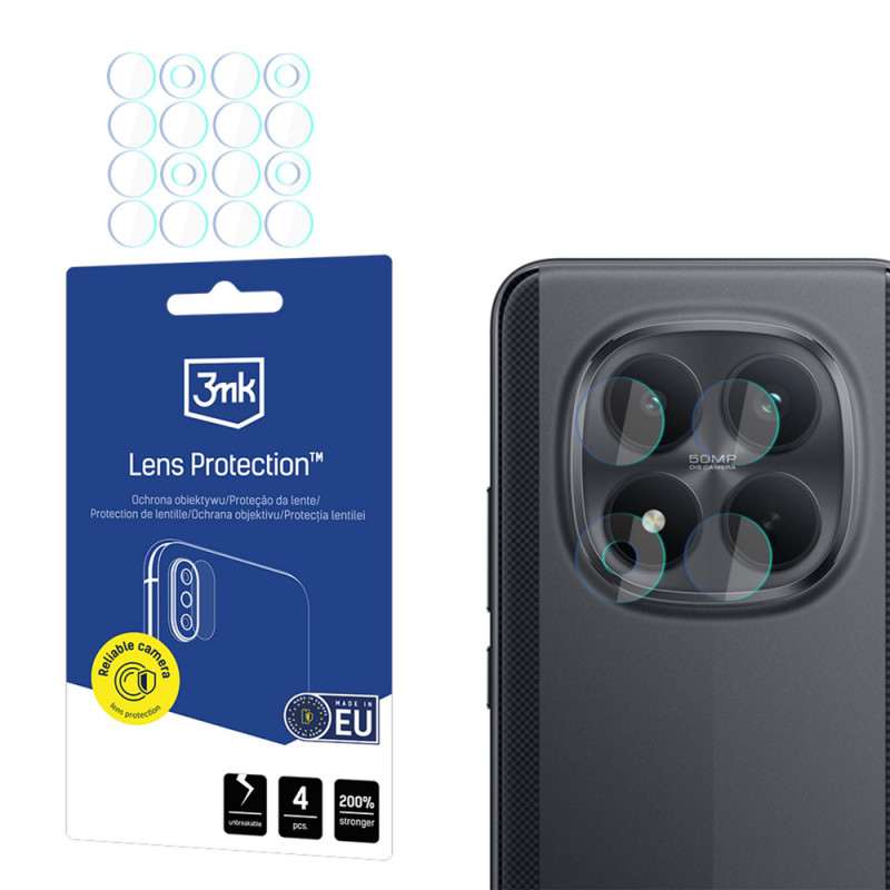 3MK Lens Protection Xiaomi Poco M8 Pro 5G ochrana objektívu fotoaparátu (4 ks)
