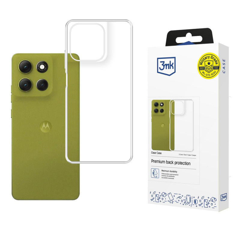 Priehľadné puzdro 3MK Clear Case pre Motorola Moto G86 / G86 Power, transparentné