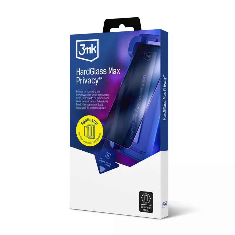3MK HardGlass Max Privacy Apple iPhone 16 Pro Max tvrdené sklo so súkromným filtrom, čierna