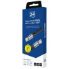 Kábel 3MK Hyper Cable N-SERIES USB-C na USB-C, 3 m, 100 W, čierny