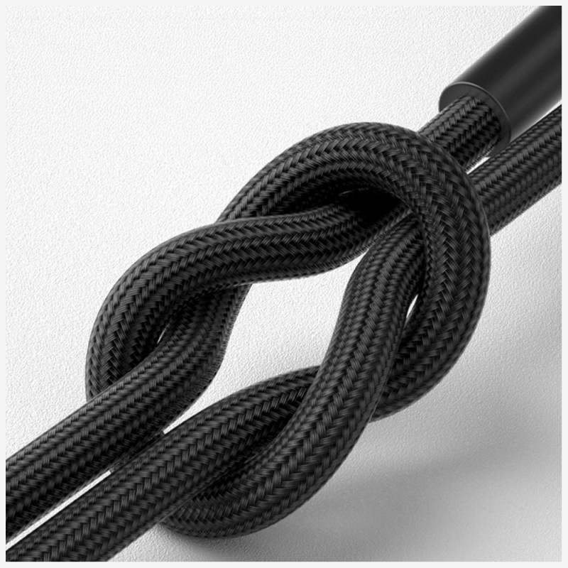 Kábel 3MK Hyper Cable N-SERIES USB-C na USB-C, 3 m, 240 W, čierny