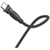 Kábel 3MK Hyper Cable N-SERIES USB-C na USB-C s otočnou koncovkou 180°, 1 m, 100 W, čierny