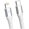 3MK Hyper Cable N-SERIES kábel USB-C na Lightning, 1 m, 27 W, biely