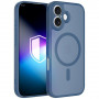 Puzdro 3MK Misty MagCase pre Apple iPhone 16, modré