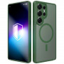 3MK Misty MagCase magnetické puzdro pre Samsung Galaxy S25 Ultra, zelené