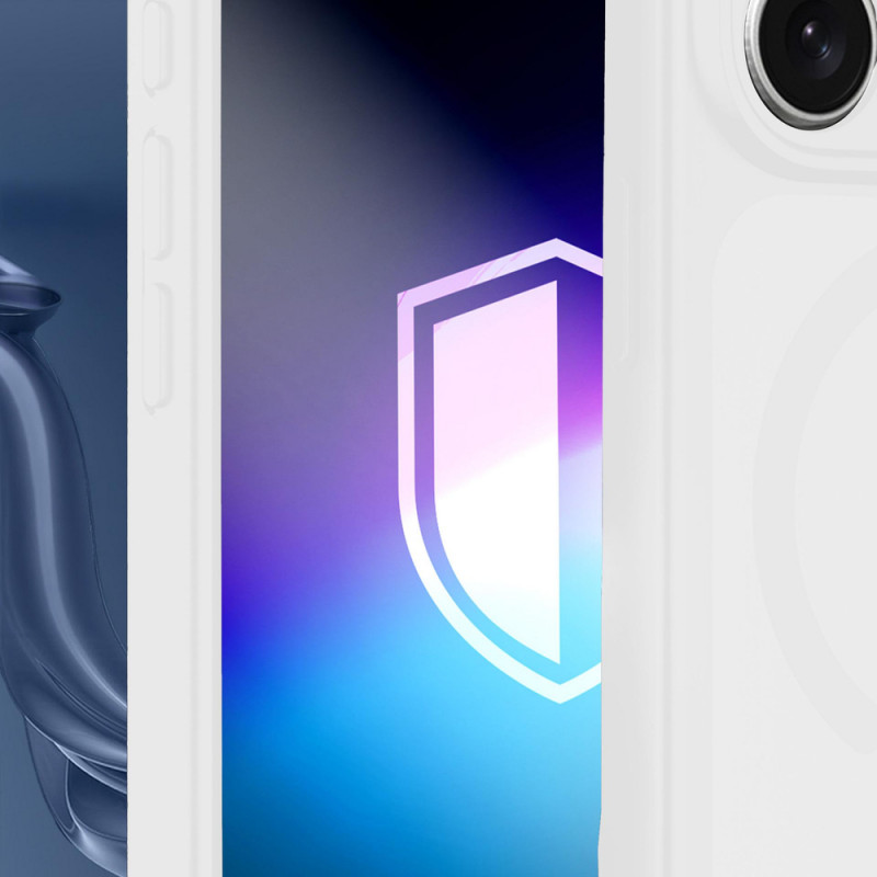 Puzdro na smartphone 3MK Misty MagCase Apple iPhone Air, kompatibilné s MagSafe, biele