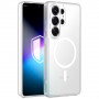 Puzdro na smartphone 3MK Misty MagCase Samsung Galaxy S26 Ultra, kompatibilné s MagSafe, biele