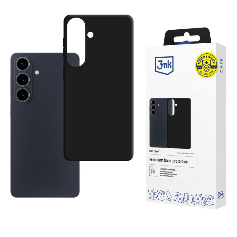 3MK Matt Case Samsung Galaxy S26 FE, čierne