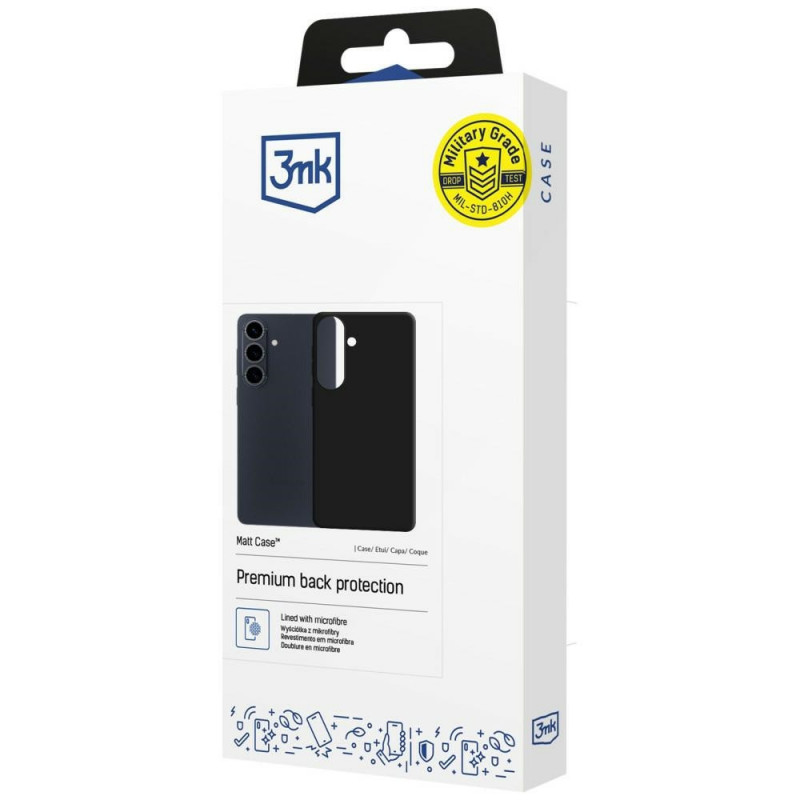 3MK Matt Case Samsung Galaxy S26 FE, čierne