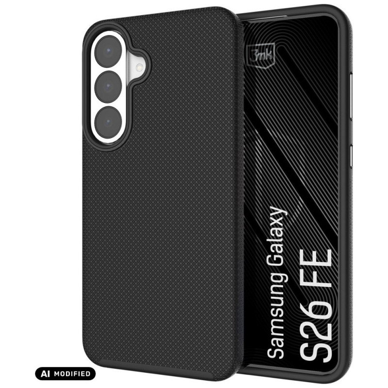 Puzdro na telefón 3MK Fortis MagCase pre Samsung Galaxy S26 FE, čierne