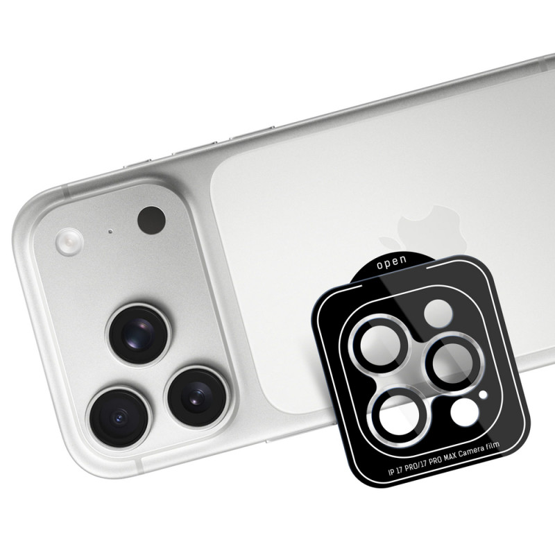 3MK Lens Protection Pro ochrana objektívu fotoaparátu pre Apple iPhone 18 Pro / 18 Pro Max, čierna