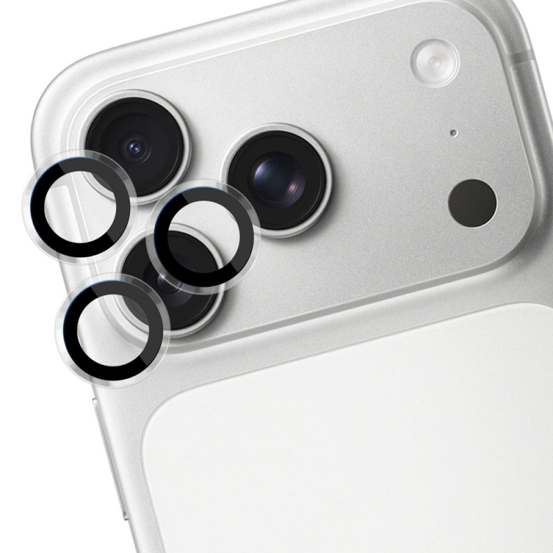 3MK Lens Protection Pro ochrana objektívu fotoaparátu pre Apple iPhone 18 Pro / 18 Pro Max, čierna