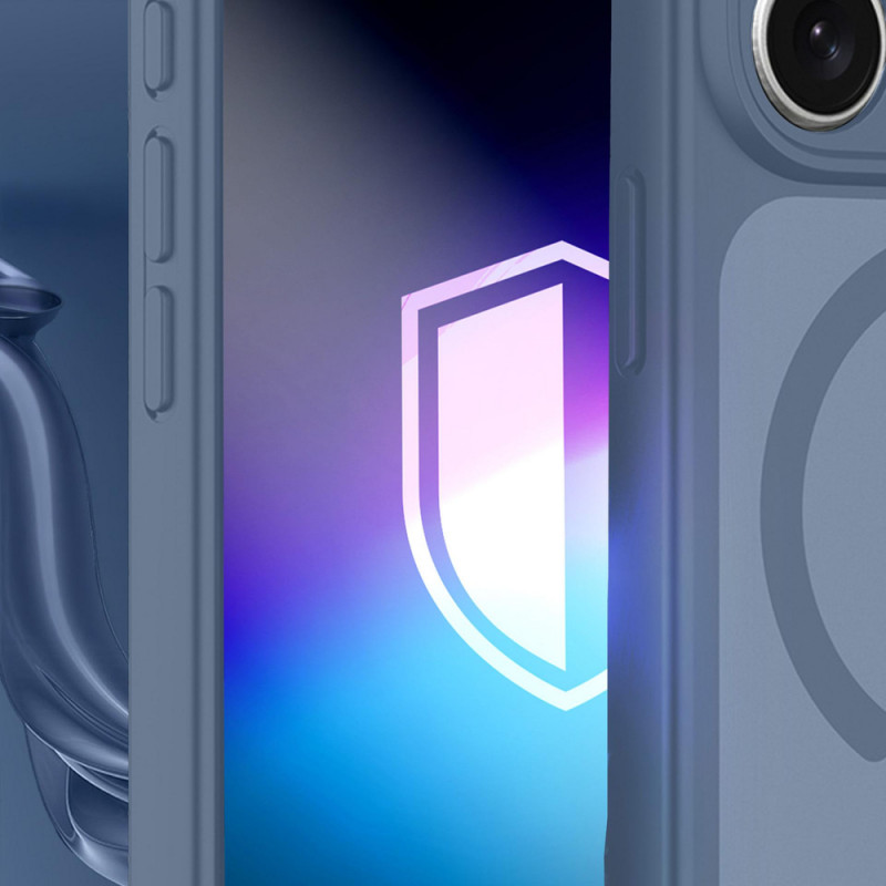 3MK Misty MagCase puzdro na telefón Apple iPhone 17 Pro / 18 Pro, modré