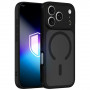 Puzdro na telefón 3MK Misty MagCase Apple iPhone 17 Pro Max / 18 Pro Max, čierne