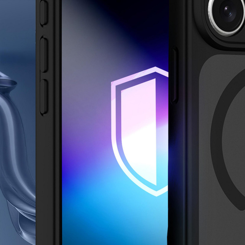 Puzdro na telefón 3MK Misty MagCase Apple iPhone 17 Pro Max / 18 Pro Max, čierne