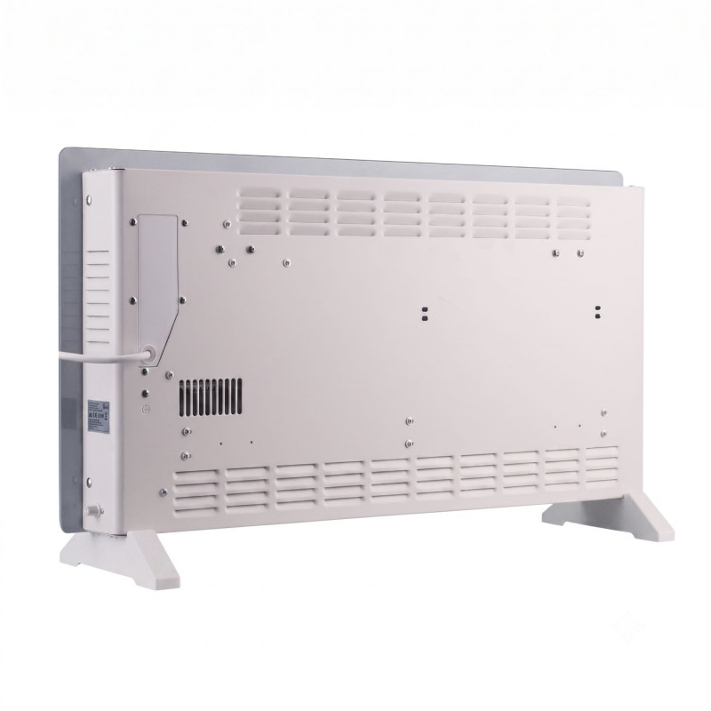Inteligentný sklenený panelový ohrievač Extralink LPL-23A-WH, 2000 W, WiFi, biely