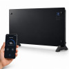 Inteligentný sklenený panelový ohrievač Extralink LPL-23A-BL, 2000 W, WiFi, čierny