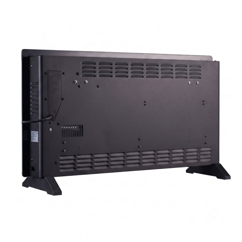 Inteligentný sklenený panelový ohrievač Extralink LPL-23A-BL, 2000 W, WiFi, čierny