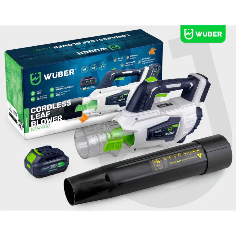 Bezšnúrový fukár Wuber W04400, 20 V, 160 km/h