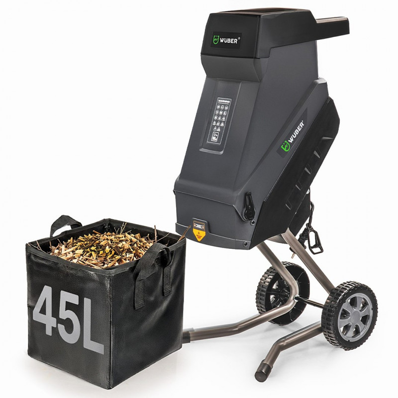 Elektrický drvič konárov s nožmi Wuber W94205, 2500 W, 45 L