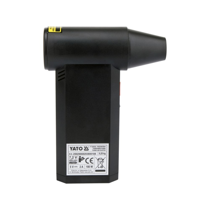 YATO YT-82938 Mini fúkač, 7,2 V, 135000 rpm