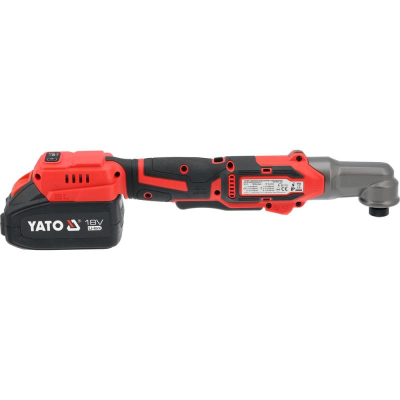Rázový račňový uťahovák YATO 18V, 160 Nm YT-828030