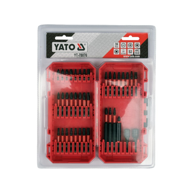 Sada nárazových bitov YATO 39 ks YT-78076
