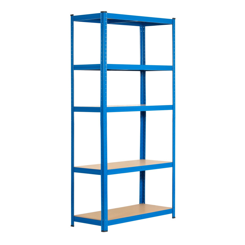 Kovový regál Extralink 180x90x40, modrý