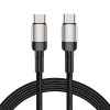 Kábel Tech-Protect UltraBoost Evo USB-C / USB-C 100W 5A 200cm Titanium