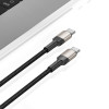 Tech-Protect UltraBoost Evo kábel USB-C / USB-C 100W 5A 100cm Titanium