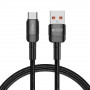 Kábel Tech-Protect UltraBoost Evo USB-A / USB-C 100W 5A 100cm čierny