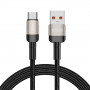 Kábel Tech-Protect UltraBoost Evo USB-A / USB-C 100W 5A 200cm Titanium