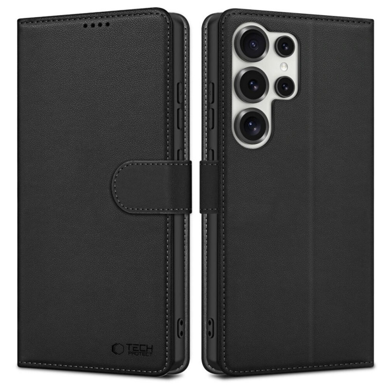 Puzdro Tech-Protect Wallet pre Samsung Galaxy S25 Ultra, čierne
