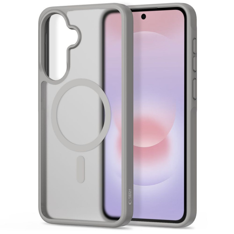 Tech-Protect Magmat MagSafe puzdro na Samsung Galaxy A57 5G, matná sivá