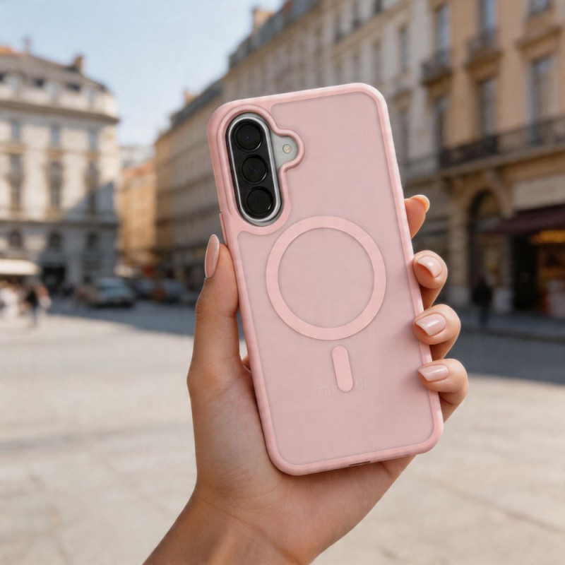 Tech-Protect Magmat MagSafe puzdro pre Samsung Galaxy A36 / A56 / A37 5G, matná ružová
