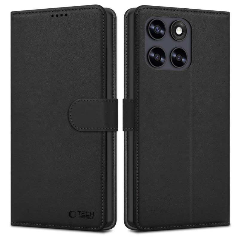 Tech-Protect Wallet Motorola Moto G67 / G77 puzdro, čierne