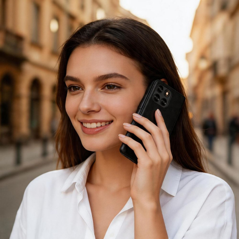 Tech-Protect Wallet Motorola Moto G67 / G77 puzdro, čierne