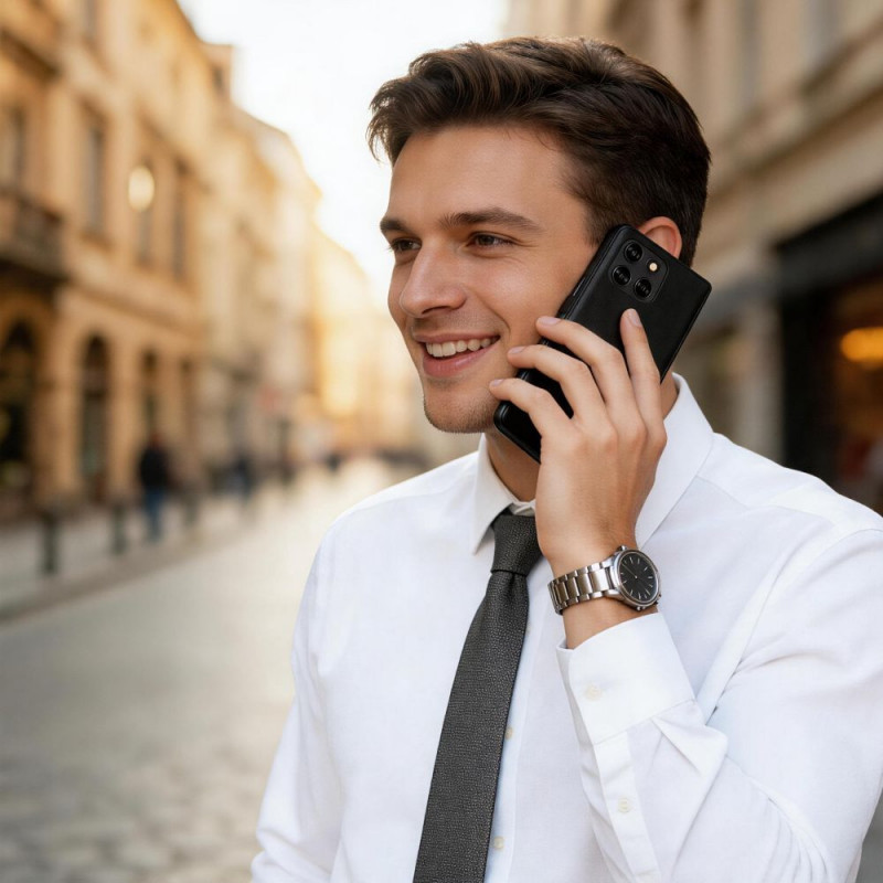 Tech-Protect Wallet Motorola Moto G67 / G77 puzdro, čierne