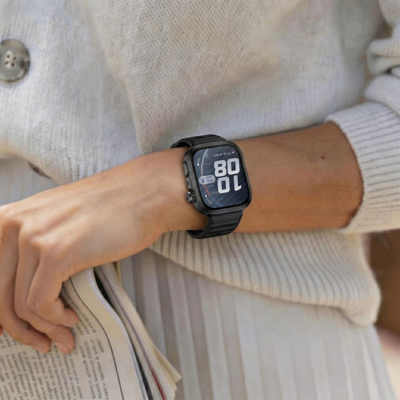 Puzdro Tech-Protect Defense pre Huawei Watch Fit 5 Pro, čierne