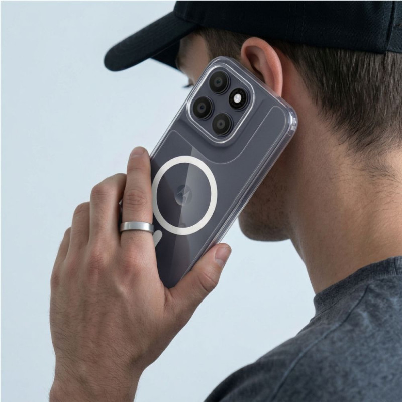 Tech-Protect FlexAir Hybrid MagSafe puzdro THP5503 pre Motorola Moto G67 / G77, priehľadné