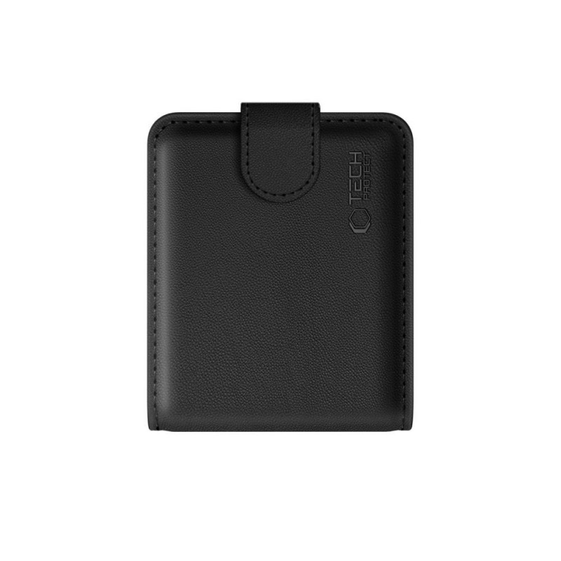 Puzdro s peňaženkou Tech-Protect pre Samsung Galaxy Z Flip 8, čierne