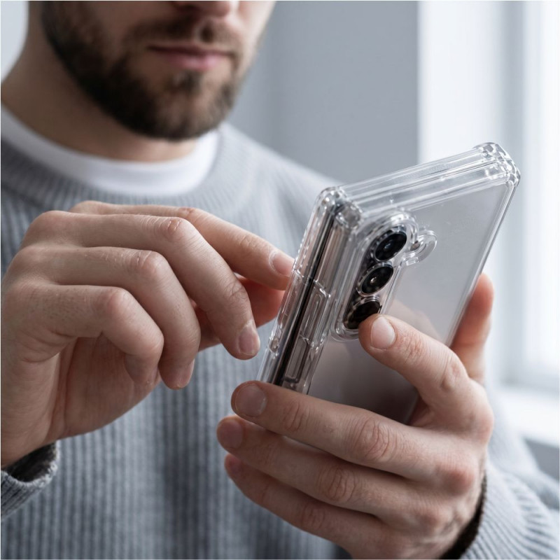 Tech-Protect FlexAir Hybrid puzdro pre Samsung Galaxy Z Fold 8 Ultra, priehľadné