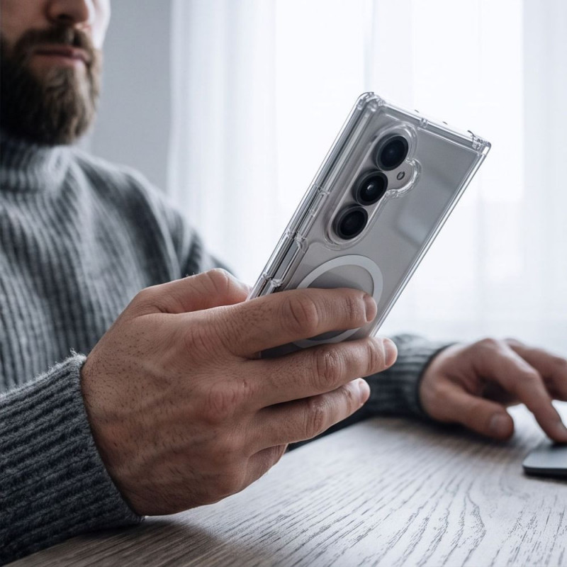 Tech-Protect FlexAir Hybrid MagSafe puzdro THP5564 pre Samsung Galaxy Z Fold 8 Ultra, priehľadné