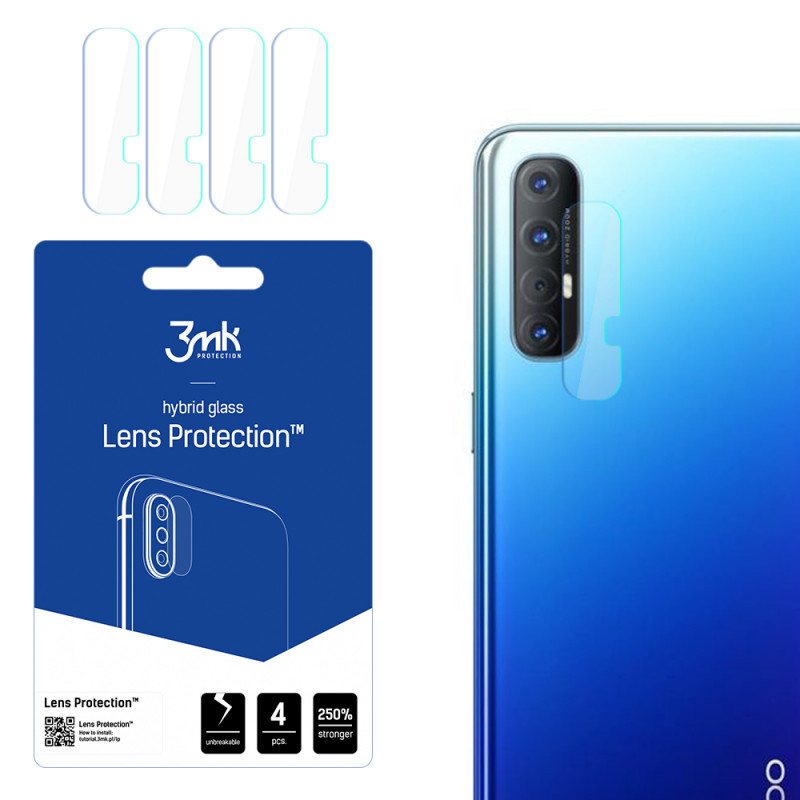 3MK Lens Protection chránič objektívu fotoaparátu pre Oppo Reno 3 Pro (4 ks), 3MK1517