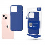 3MK Matt Case puzdro na telefón Apple iPhone 14, modré (čučoriedka)