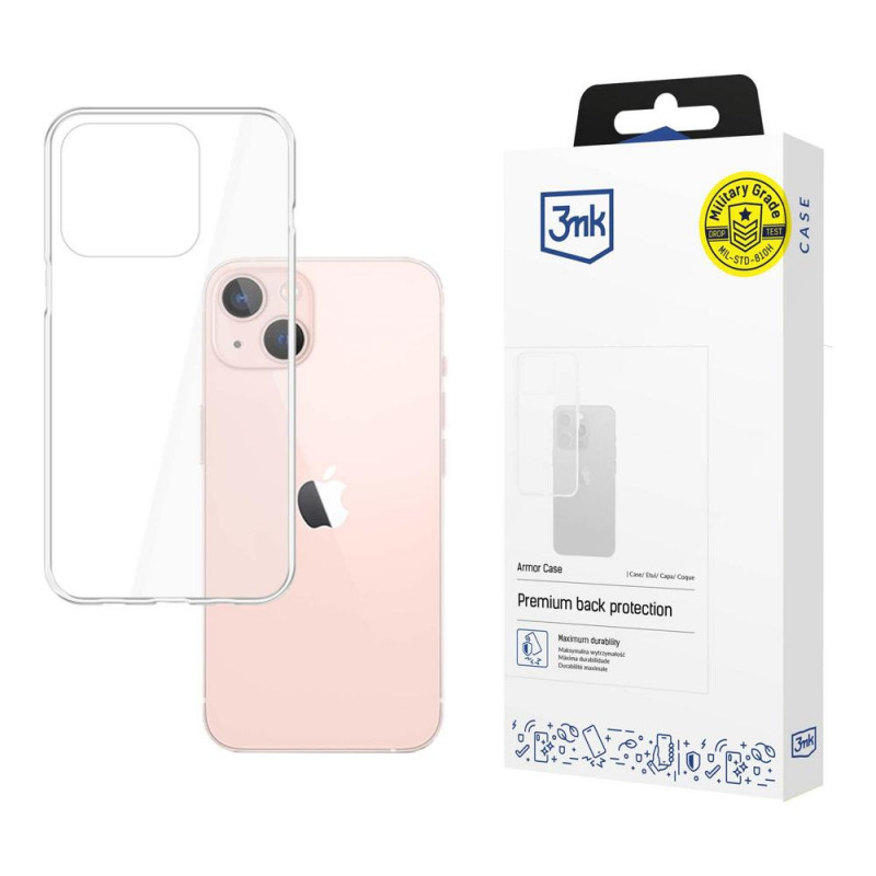 Puzdro 3MK Armor Case pre Apple iPhone 14 Plus / 15 Plus, transparentné