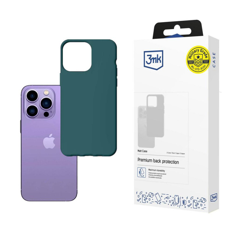 3MK Matt Case 3MK4043 pre Apple iPhone 14 Pro, zelené